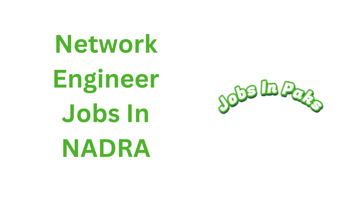 Network Engineer Jobs In NADRA-Jobs 2024